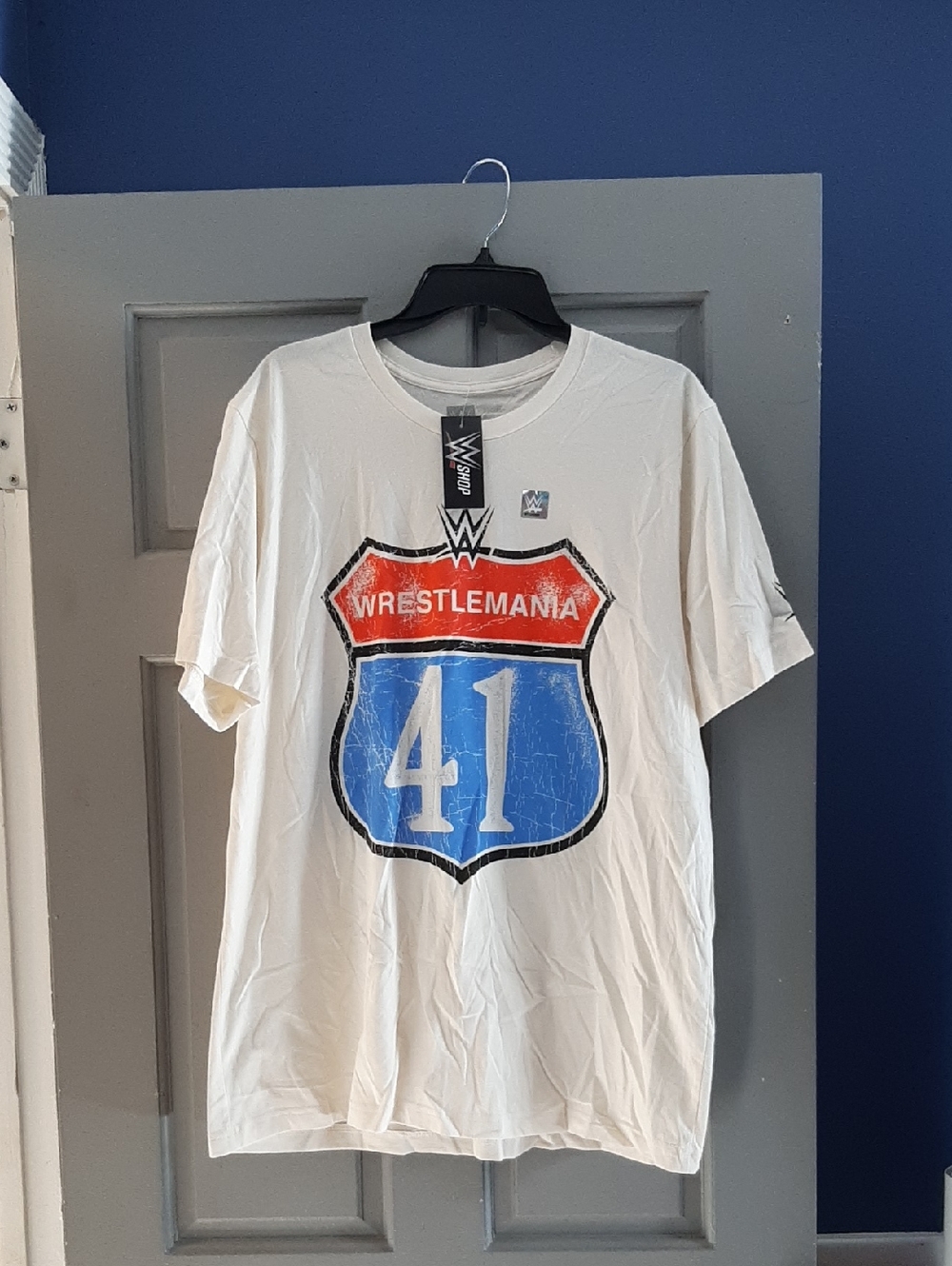 WrestleMania 41 Interstate T-Shirt - Cream